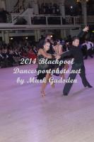 Adelmo Mandia & Leah Rolfe at Blackpool Dance Festival 2014