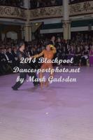 Benedetto Capraro & Orsolya Toth at Blackpool Dance Festival 2014