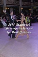 Stefano Moriondo & Angelique Meyer at Blackpool Dance Festival 2014