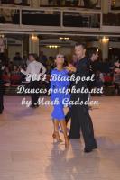David Riegler & Ksenia Makhortova at Blackpool Dance Festival 2014