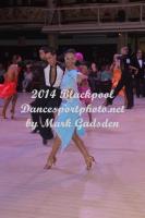 Richard Lifshitz & Korina Travis at Blackpool Dance Festival 2014
