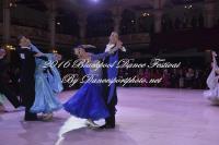 Vladislav Shahov & Ekaterina Popova at Blackpool Dance Festival 2016