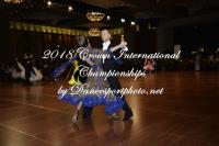 Jonathon Fox & Yumiko Nishiyama at Crown International Dance Championships 2018