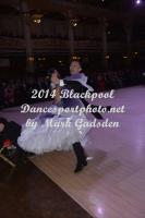 Chong He & Jing Shan at Blackpool Dance Festival 2014
