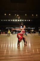 Lachlan Hawkins & Luisa Lekkas at ADS Australian Dancesport Championship 2017