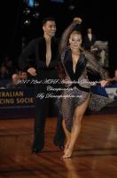 Nathaniel Abisedon & Jessica Dorman at ADS Australian Dancesport Championship 2017