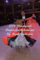 Wang Jing & Hao Yuan Yuan at Blackpool Dance Festival 2014