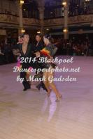 Kirill Voronin & Tatyana Kosenko at Blackpool Dance Festival 2014