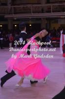 David Klar & Lauren Andlovec at Blackpool Dance Festival 2014