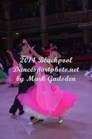 David Klar & Lauren Andlovec at Blackpool Dance Festival 2014