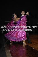 Michael Glikman & Milana Deitch at WDCAL Luna Park Ballroom Dancing Championship