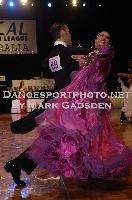 Michael Glikman & Milana Deitch at WDCAL Luna Park Ballroom Dancing Championship