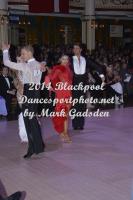 Kirill Belorukov & Elvira Skrylnikova at Blackpool Dance Festival 2014