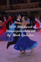 Stanislav Zelianin & Irina Cherepanova at Blackpool Dance Festival 2014