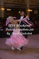 Slawomir Lukawczyk & Edna Klein at Blackpool Dance Festival 2014