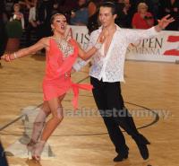Joel Lopez & Kristina Bespechnova at Austrian Open Championships 2012