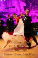 Stas Portanenko & Nataliya Kolyada at Asia International Dance Championships 2015