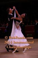 Domen Krapez & Monica Nigro at International Championships 2014