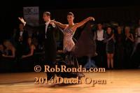 Domen Krapez & Monica Nigro at Dutch Open 2014