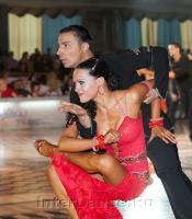 Maurizio Vescovo & Andra Vaidilaite at WDC World Professional Latin Championships 2011