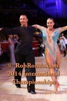 Maurizio Vescovo & Andra Vaidilaite at International Championships 2014