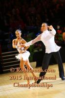 Maurizio Vescovo & Andra Vaidilaite at International Championships 2015