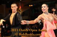 Ruslan Khisamutdinov & Elena Rabinovich at Dutch Open 2011