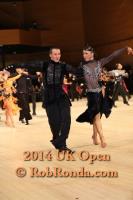Ruslan Khisamutdinov & Elena Rabinovich at UK Open 2014