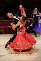Angelo Gaetano & Clarissa Morelli at International Championships 2015
