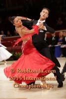 Angelo Gaetano & Clarissa Morelli at International Championships 2015