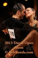 Roman Kovgan & Nataliya Rumyantseva at Dutch Open 2013