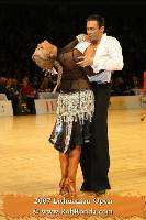 Martino Zanibellato & Michelle Abildtrup at Lithuanian Open 2007