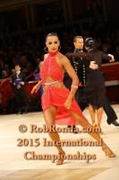 Manuel Favilla & Nataliya Maidiuk at International Championships 2015