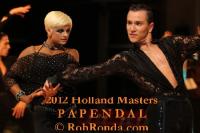 Simone Casula & Laura Jottay at Holland Masters 2012