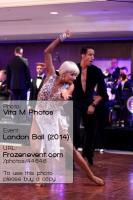 Massimo Arcolin & Laura Zmajkovicova at The London Ball 2014