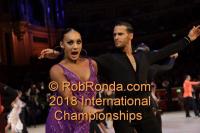 Salvatore Sinardi & Viktoriya Kharchenko at International Championships