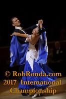 Domen Krapez & Natasha Karabey at International Championships