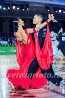 Valerio Colantoni & Monica Nigro at 2017 WDC World Professional Ballroom & Kremlin Cup
