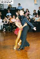 Maksim Chmerkovskiy & Elena Grinenko at Yankee Classic 2004