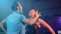 Sergey Oladyshkin & Anastasia Weber at 2016 Open European Championship Pro Latin Showdance