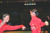Derek Hough & Aneta Piotrowska at Dutch Open 2003