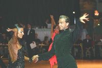Mark Robertson & Luana Fanni at Dutch Open 2003