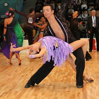 Ivan Angelkovski & Kristina Tarcugovska at World Amateur Latin Championships