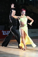 Zoran Plohl & Tatsiana Lahvinovich at World Amateur Latin Championships
