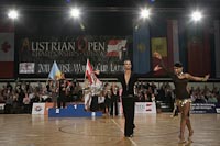 Nino Langella & Khrystyna Moshenska at Austrian Open Championships 2011