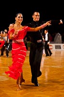 Csaba László & Anna Mikes at Austrian Open Championships