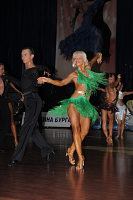 Sergiy Kvashyn & Anastasia Selivanova at Burgas Open 2008