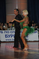 Sergiy Kvashyn & Anastasia Selivanova at Burgas Open 2008