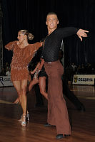 Yevgen Kashkovskyy & Anna Matus at Burgas Open 2008