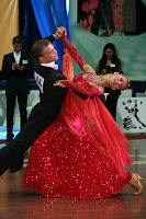 Yevgen Kashkovskyy & Anna Matus at Burgas Open 2008